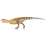 1/35 サイズ マジュンガサウルス フィギュア 22cm級 PVC CE認証 塗装済 白亜紀 獣脚類 アベリサウルス上科 肉食系 恐竜 リアル 模型 プラモデル おもちゃ (イエロー)