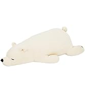 LIV HEART 抱き枕 プレミアムねむねむアニマルズ しろくまのラッキー Lサイズ(全長約76cm) ふわふわ もちもち ぬいぐるみ だきまくら プレゼント 28977-11