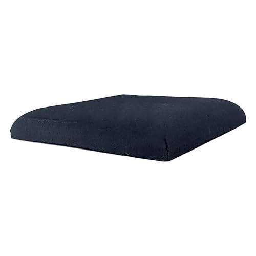 Chapeau Pilier 36x36 Plat Bord Arrondis - Gris Anthracite Foncé
