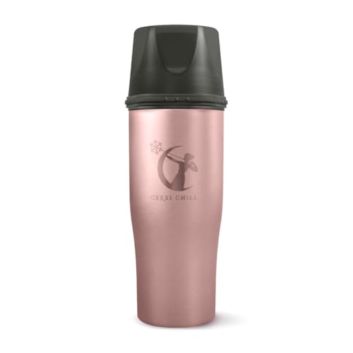 Image of Ceres Chill Mini Breastmilk Chiller Demigoddess, Reusable Breastmilk Storage Container, Keeps Milk at Safe Temperatures for Up to 16 Hours, Bottle Cooler, Connects W/Most Major Pumps (Rose Gold)