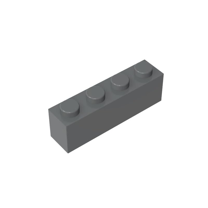 3010 Basic Bricks Brick 1x4 50 Pieces GDS-534 Compatible with Lego Building Blocks Color:Dark Bluish Gray