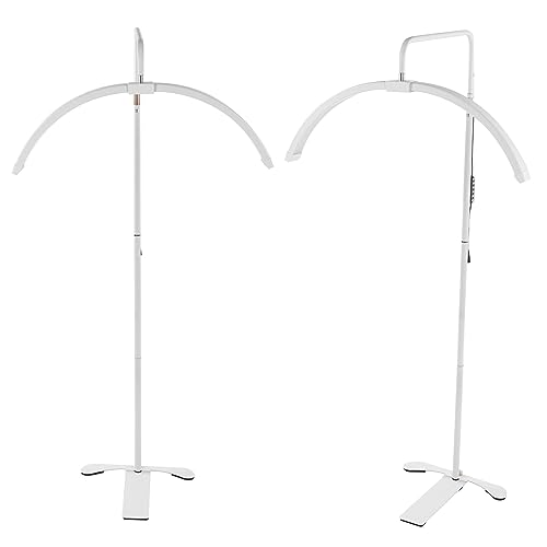Toyshi Eyelash Led Floor Light, Half Moon Lamp For Lash Extension, Lighting For Beauty, Skincare, Lashes, Eyebrows, Filming Content Creation (White) #TOP7