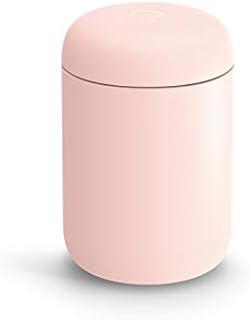 Fellow Carter Everywhere Travel Mug - Wide Mouth Vacuum-Insulated Stainless Steel Coffee and Tea Tumbler with Ceramic Interior, Warm Pink, 12 oz Cup
