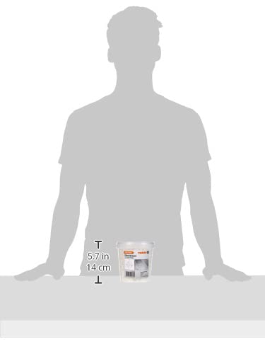 Meister Tile Spacers 2.5 mm, Practical Set of 1200 Pieces, Reusable thanks to Ring, Made of Robust Polypropylene - Image 4