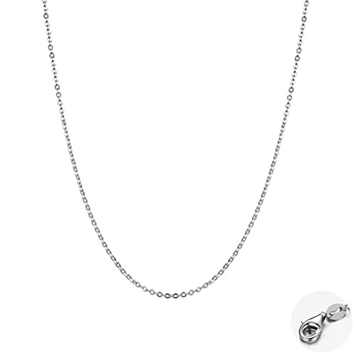 ZYMR Bamoer Collier en argent sterling 925 avec fermoir mousqueton - Couleur or rose - 45 cm