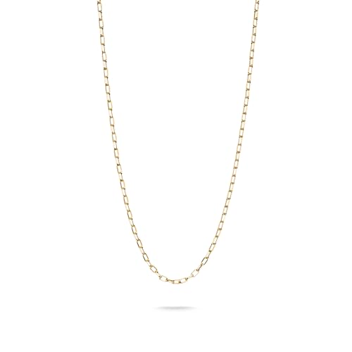 Thomas Sabo Charm necklace paperclip gold-plated Recycled 925 Silver, 18-carat Gold-plating