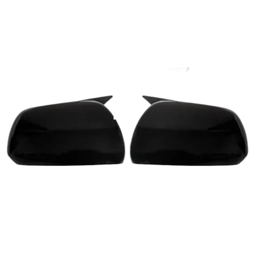 Boîtiers de rétroviseurs extérieurs Toyota Highlander 2008-2013 garniture noir brillant