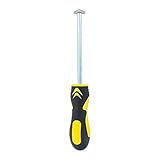 ABN Carbide Tip Grout Removal Hand Tool, Soft Grip & Reversible Triangle Blade for Detail Work