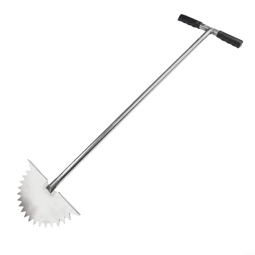 Coupe-bordure de pelouse - Long manche - Demi-lune - Outil de jardinage manuel - Poignée de 99 cm