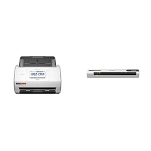 Epson RapidReceipt RR-600W Wireless Desktop Color Duplex Receipt and Document Scanner Bundle with Epson RapidReceipt RR-70W Wireless Mobile Receipt and Color Document Scanner