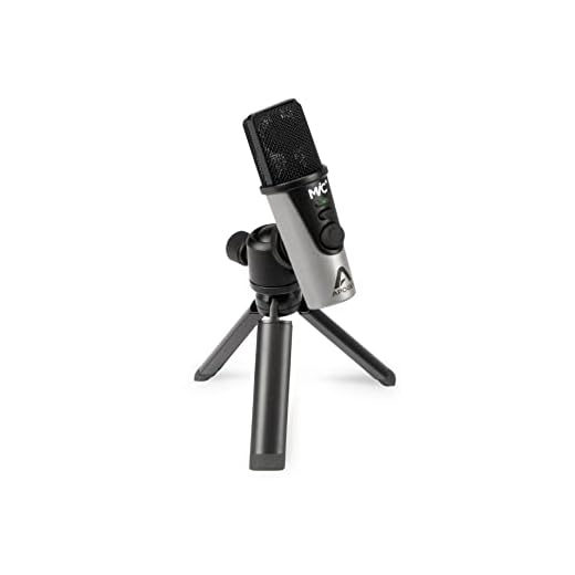 Apogee MiC Plus - Studio Quality USB Microphone with Cardioid Condenser Mic Capsule, Built In Mic Pre-Amp & Zero-Latency Headphone Output