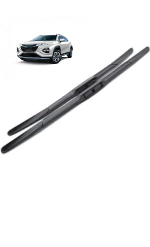 Image of AWB Front Hybrid Wiper Blades Compatible with Maruti Fronx(Pack of 2)
