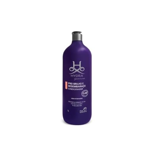 Condicionador Pet Society Cães e Gatos Hydra Groomers Brilho e Desembaraço 1L