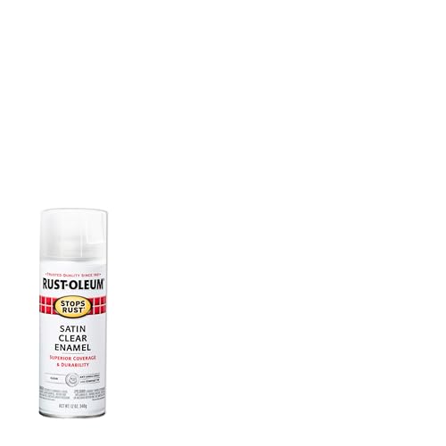 Image of Rust-Oleum 285092-6PK Stops Rust Spray Paint, 12 oz, Satin Clear, 6 Pack