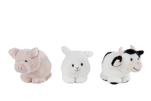 Peluche Boule animaux de la ferme Take Me Home de 12 cm