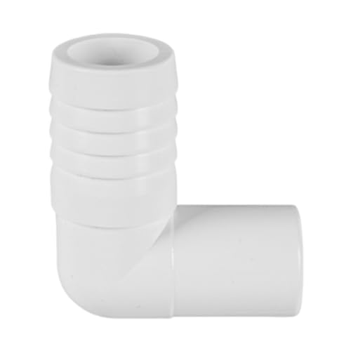 MotiveTech - MotiveTech Raccord de vidange à 90°, Petit Joint de Drainage, pièces de réparation, Assemblage de Camping-Car étanche, plomberie de Bateau, Sortie de Drainage, Blanc