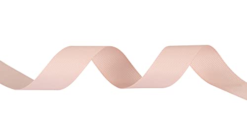 Fondersy 22mmX 91M Solid Grosgrain Ribbon for Gift Wrapping Hair Bows, Parties, Wedding Decoration, Crafts Sewing(Vanilla) - Image 3