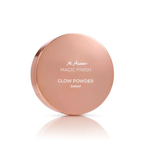 M. Asam MAGIC FINISH Poudre compacte illuminatrice Super Power (7 g) – Pigments scintillants dans 2 nuances de couleur, illuminer le visage, enrichie en...