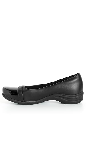 Women's Comfort Julie Flat, Black4