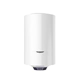 Ariston Blu1 Eco V - Termo Eléctrico 100 Litros, Calentador de Agua Eléctrico Vertical con Función ECO y Regulación Externa, 91,3x45x47 cm - Fabricado para Instalación en España (Clase Energética B)