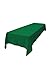 LA Linen Polyester Poplin Washable Rectangular Tablecloth, Stain and Wrinkle Resistant Table Cover 60x108, Fabric Table Cloth for Dinning, Kitchen, Party, Holiday 60 by 108-Inch, Emerald Green