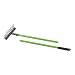 Unibos Heavy Duty Garden Rake with Long Handle -12 Teeth Carbon Steel Lawn Raker Tool for Soil, Grass, Leaves & Weed Removal -Durable Metal Gardening Tool Come In 2 Part |140CM