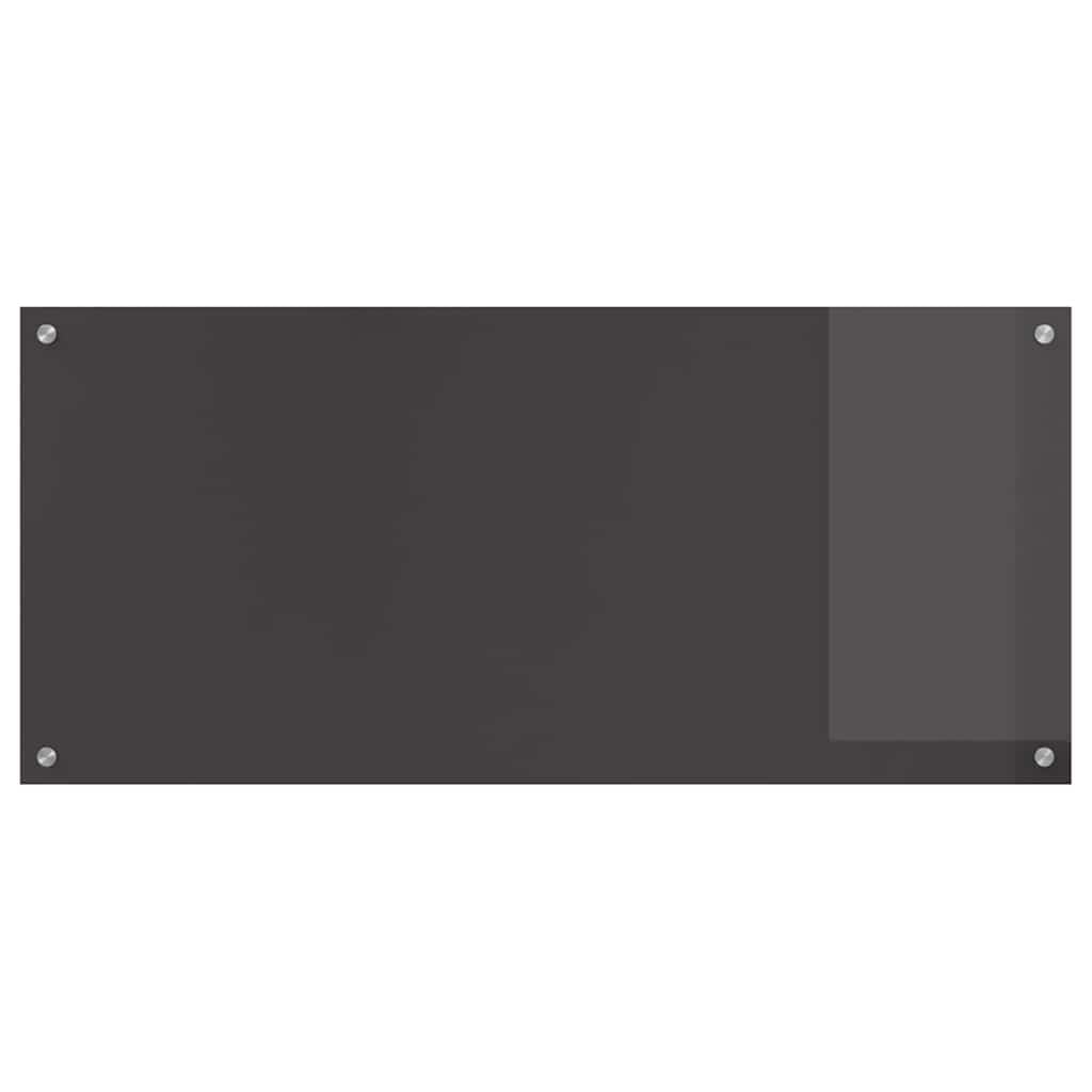 Generisch Küchenrückwand 2 pcs Dunkelgrau 110 x 50 cm Gehärtetes Glas,Heim Garten,Küche Esszimmer,Küchenhelfer -utensilien-3415507
