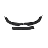 Para Chrysler 300 SRT8 2012 2013 2014 3 piezas protector de alerón delantero divisor inferior difusor pala modificación