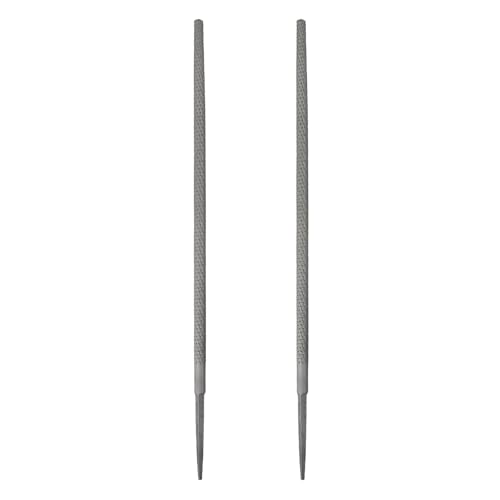sourcing map 2 limas de escofina de madera de 10 pulgadas de acero de corte redondo, multifuncionales, para carpintería, afilar madera y metal