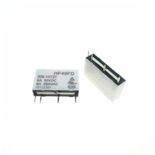 HF49FD-005-1H12T mini relais commuter 5V DC format compact DIP4
