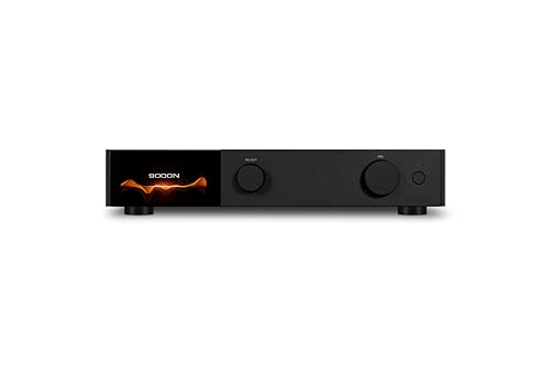 Audiolab Lettore di rete wireless 9000N - Lettore di rete wireless - Streaming di alta qualità, trigger 12V - Nero