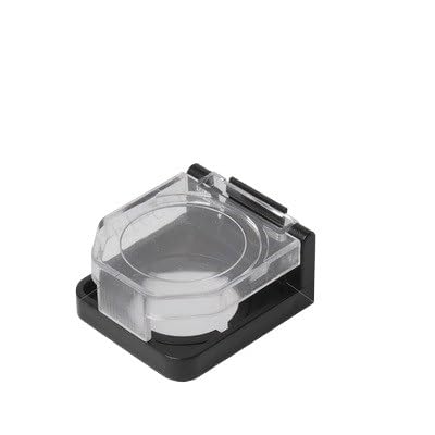 Ascenseur siège d'arrêt d'urgence blanc avec couvercle bouton 22mm pour interrupteur rond 16mm