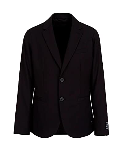 Armani Exchange Men's Icon Logo Patch Stretch Blazer