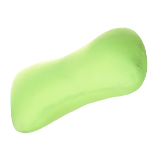 Genérico Almohada Cervical de microesferas - 38 x 19 cm, Almohadas pequeñas | Cojín para reposacabezas con Soporte ergonómico para Coche, avión, Viajes, Camping | Peso: 140 g