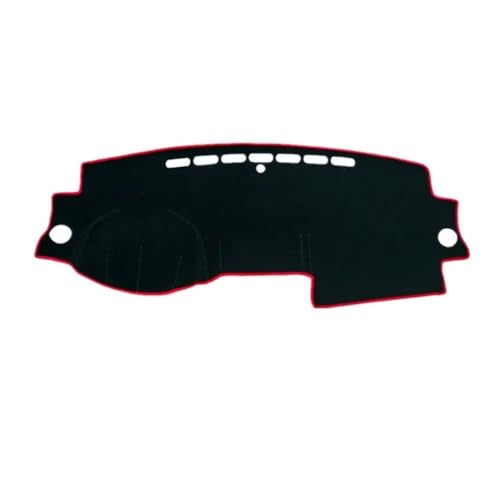Couverture tableau de bord Honda CRV tapis haut de gamme noir rouge