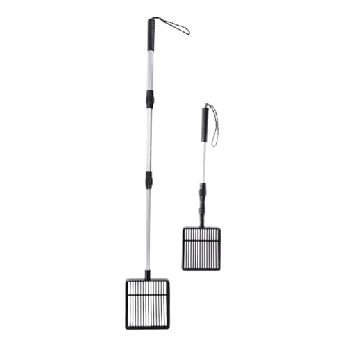 Bkljkf Recogedor De Caca De Gallinas para - Rastrillo Ajustable Resistente para Gallinero | Recogedor Ergonómico De Excrementos De Mascotas para Interior, Apartamento, Jaula, Gallinero, Caballeriza Y