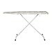 Full Size T Leg Ironing Board 53x14 Inch Adjustable Height Steel Frame Thick Padded Cotton Cover Non Slip