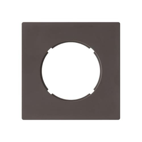 Va-et-vient blanc glossy FONTINI appareillage complet avec plaque taupe