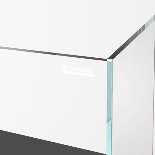 Image of LYPHARD AQUARIUMS 3.5 Gallon Rimless Aquarium, Ultra Clear Low Iron Nano Fish Tank for Betta Shrimp, L15xW5.5xH9.8 Glass Thickness 5mm with EVA Foam Leveling Mat