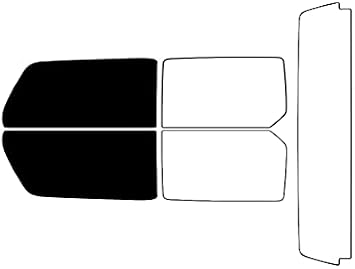 Avery Dennison NR Nano Ceramic IR Window Tint Kit Compatible with Hummer H3T 2009-2010 - Front Precut Kit - 5%