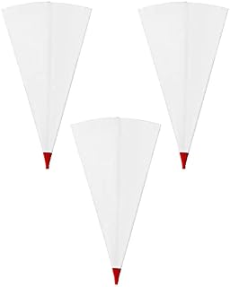 QWORK Grout Bag, Heavy Duty Tip Tear Puncture Resistant Cement Sealer Bag, 63 x 33cm, 3 Pack