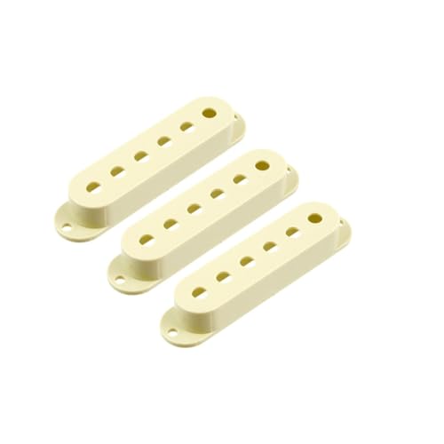 ALLPARTS (オールパーツ) STタイプ シングルコイル ピックアップカバー クリーム (3個入り) PC-0406-028 【国内正規品】