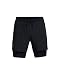 Under Armour Herren Launch 5'' 2-in-1 Shorts Schwarz L