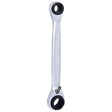 KS Tools 503.4565 4 in 1 GEARplus umschaltbar Doppel-Ratschenringschlüssel, 10x13x17x19mm