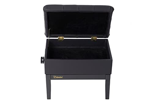 Colmann France – Banquette Piano Luxe Grand Concert à réglage hydraulique avec très Grand Coffre de Rangement, Noir - Les Beatles, Paul McCartney, John Lennon, RIngo Starr, George Harrison Colmann France – Banquette Piano Luxe Grand Concert à réglage hydraulique avec très Grand Coffre de Rangement, Noir – Image 8