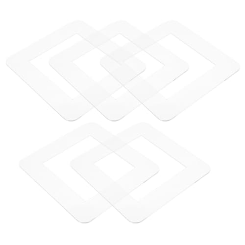 Cubierta placa pared 8,6x9 cm transparente para protección de interruptores de hogar 2
