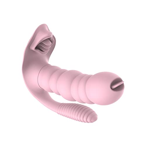 Vibrador Com Controle Remoto Estimulador Lambendo & Chupando Vibrador 3 em 1 Clitóris Massagem Eróti
