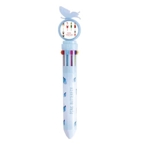 Stylo à bille rétractable multicolore de Noël pour l'école et le bureau