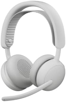 Logitech Zone Wireless 2 ES - Noise-Canceling Wireless Headset with Adaptive Hybrid ANC, Bluetooth, Off-White