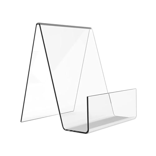Gogogmee 2 Pièces Support De Livre Pour L'affichage Supports De Livre Contremarches D'affichage Présentoir Rester Soutien Acrylique